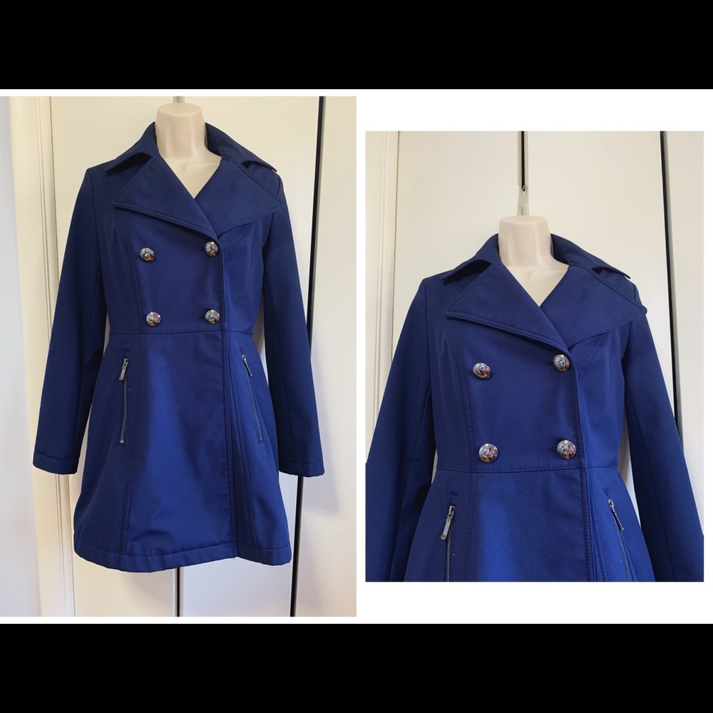 Kenneth Cole New York Double Breasted Raincoat